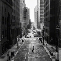 New York City street empty
