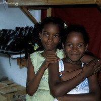 Portriat of Seychelle Island children