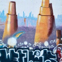 silos graffiti drawing photograph